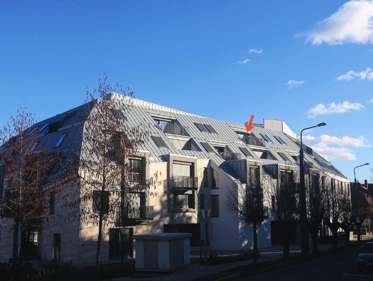 Atrium Apartman Heviz Mit Panoramaterrasse Und Tiefgarage Zewnętrze zdjęcie